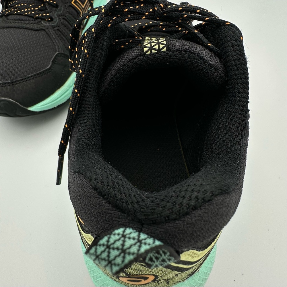 ASICS Gel Ventura-7 Women's Size 7 US Mesh Black Green Running Shoes 1012A476 - Picture 9 of 12